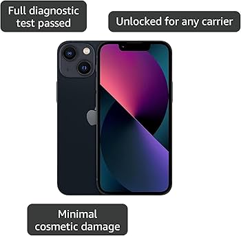 Amazon.com: Apple iPhone 13 Mini, 128GB, Midnight - Unlocked