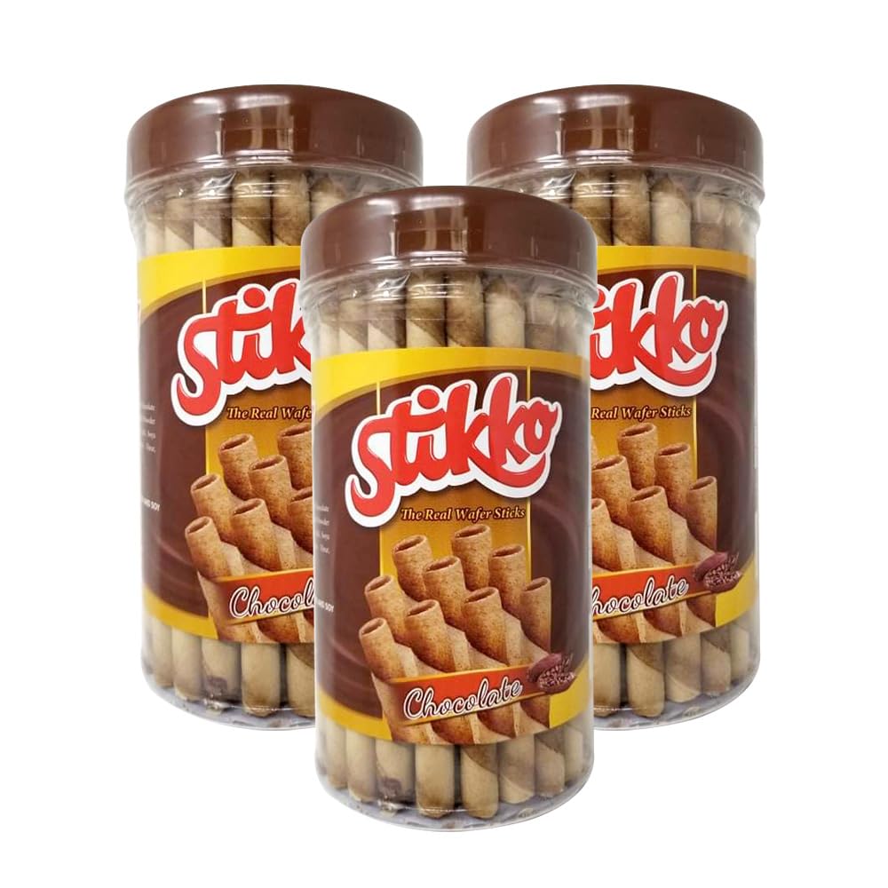 The Real Wafer Sticks (Chocolate Flavor) - 14.1oz (Pack of 3)