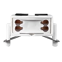 Vista 5 de uxcell 10 unids T5 soporte de luz fluorescente G5 base no derivada lámpara lápida enchufe AC 500 V 2A para tubo fluorescente LED