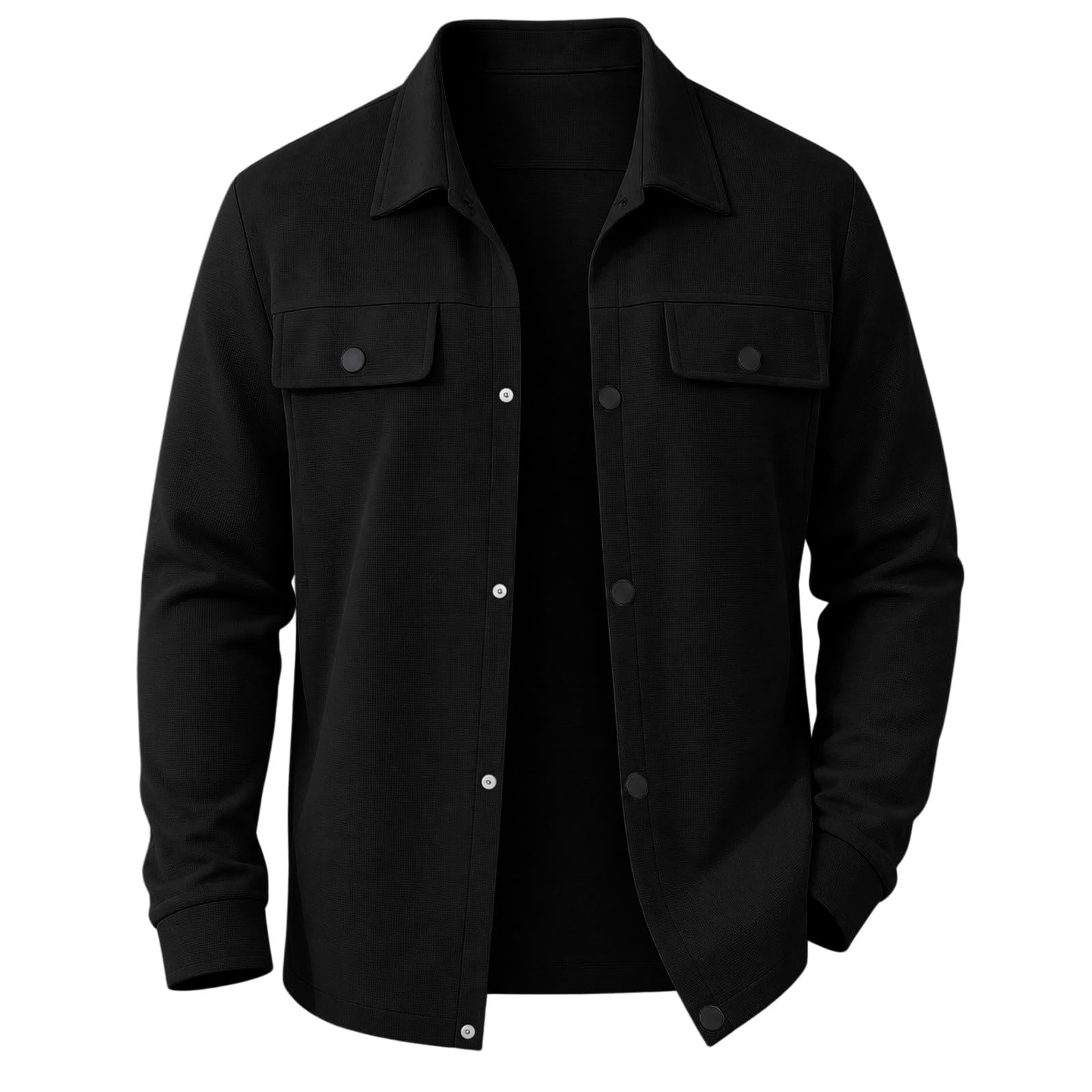 Giacca da uomo per primavera e autunno, classica ed elegante | Giacca bomber cargo con molte tasche, robusta e durevole, per lavoro casual