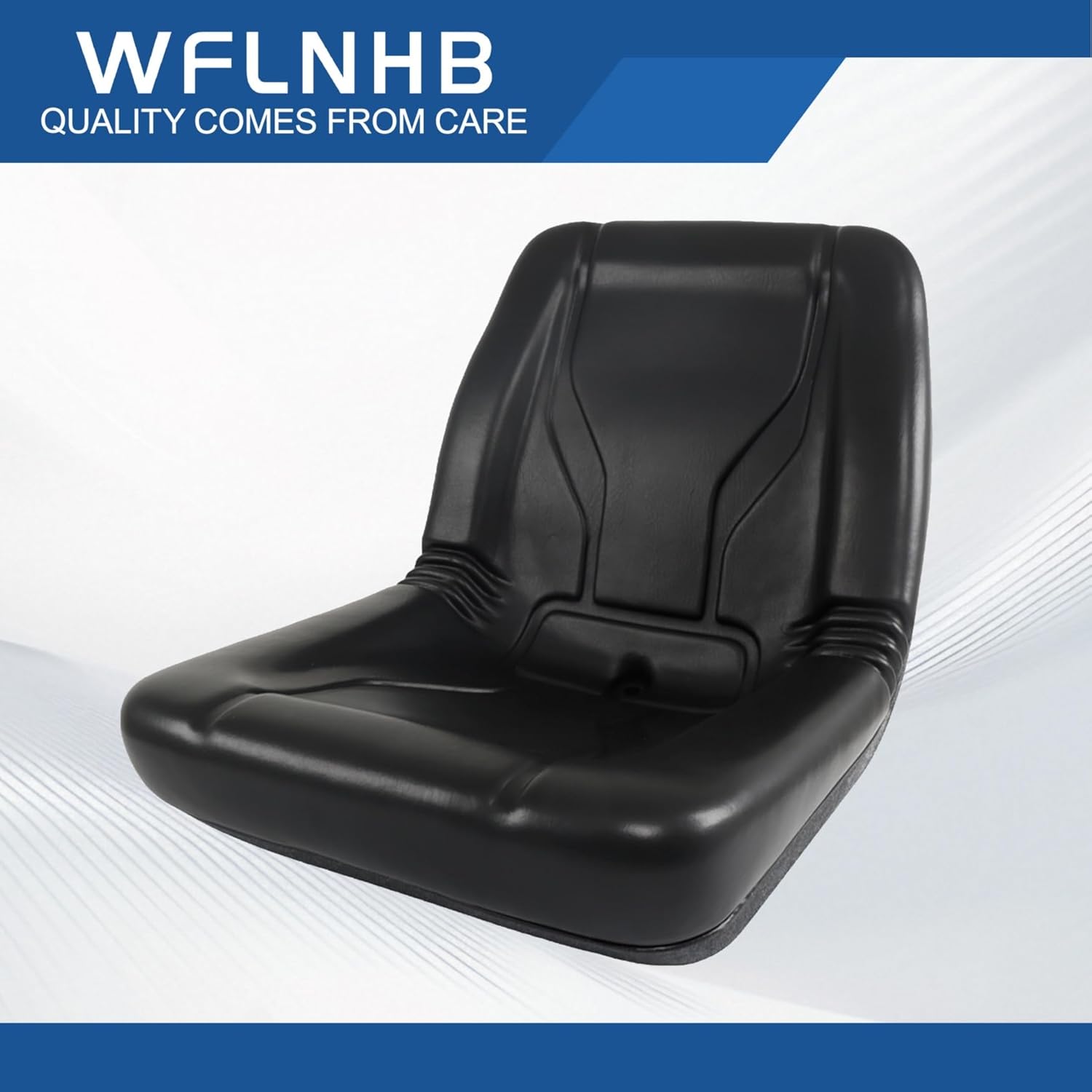 WFLNHB Black Seat Replacement for Kubota L3010 L3410 L3710 L4310 L4610 Compact Tractor L48 Backhoe