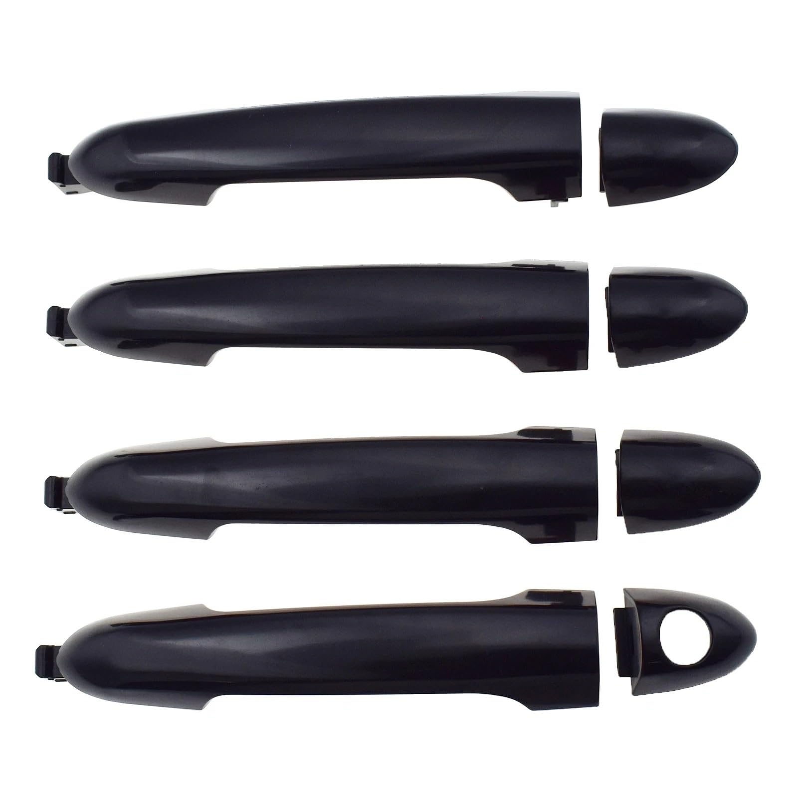 Pacsci 4 Sides Car Outer Door Handle For Kia For Rio 2012-2017 82651-1W010 82652-1W010 82652-1W030 Driver Or Passenger Side Exterior Door Handle(4 Sides)
