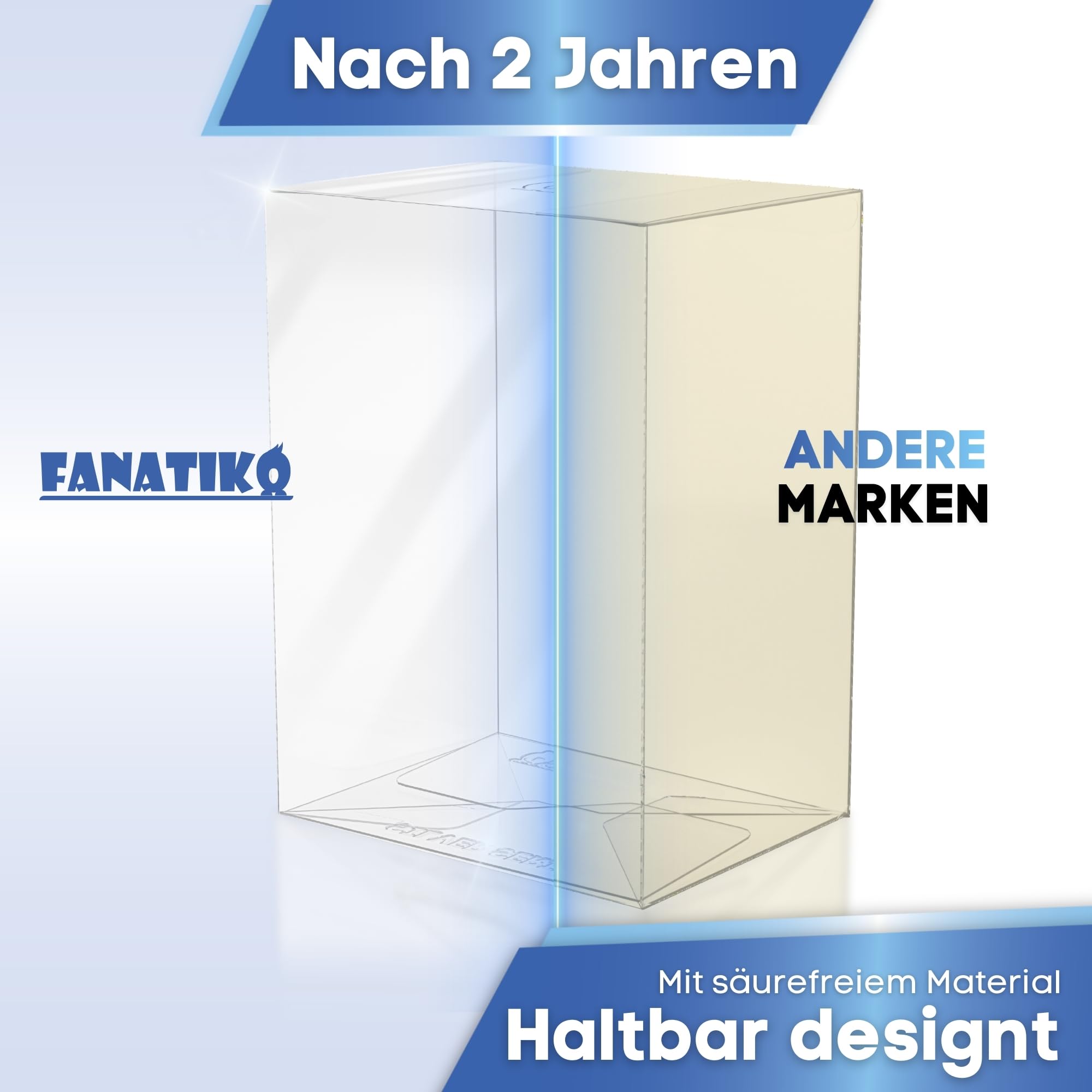 50er-Pack Silver Schutzhüllen für Funko Pop 4" - 0,4mm Pop Schutzhülle - Bewahre Deine Sammlung in perfektem Zustand mit deinem Funko Protector mit Kratzschutzfolie