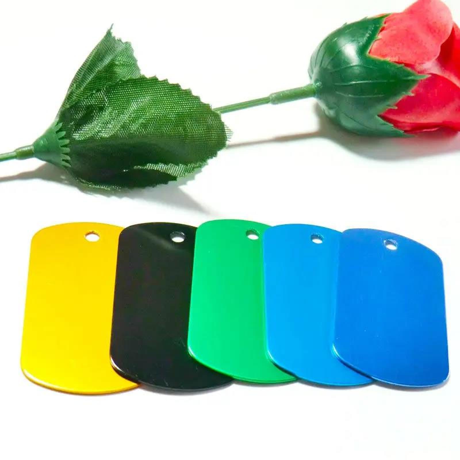 Commercio All'ingrosso 100 Pezzi Anti-smarrimento In Alluminio Carta D'identità Per Animali Domestici Pendente Personalizzato Gatto Cane Nome Numero Di Telefono Etichetta Targhetta,UN,38X25X1MM
