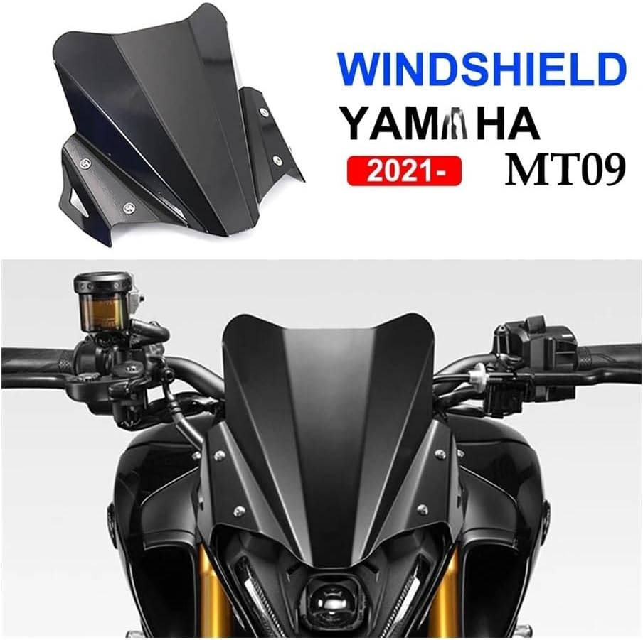 ★★送料無料★★バイクのフロントガラスカバー ヤマハ MT09 MT-09 MT09 SP 2021 2022 オートバイ用 風防キット フェアリン