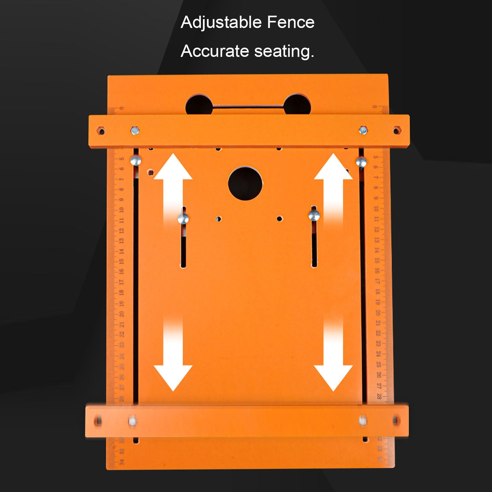Placa base de sierra circular, placa de inserción de mesa para enrutador, placa base para carpintería, máquina cortadora, placa base portátil para diversas tareas