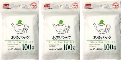 Amazon ダイソー 使い捨てお茶パック 3 X 100袋 Daiso ストレーナー 茶こし 通販 Amazon ダイソー 使い捨てお茶パック 3 X 100袋 Daiso ストレーナー 茶こし 通販