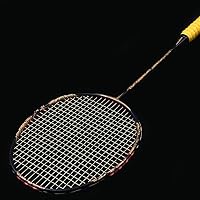 10U Ultra-Light Badminton Racket 54g Full Carbon Fiber Adult Racquet - Shock-Absorbing, High Elasticity for Offensive & Defensive Play