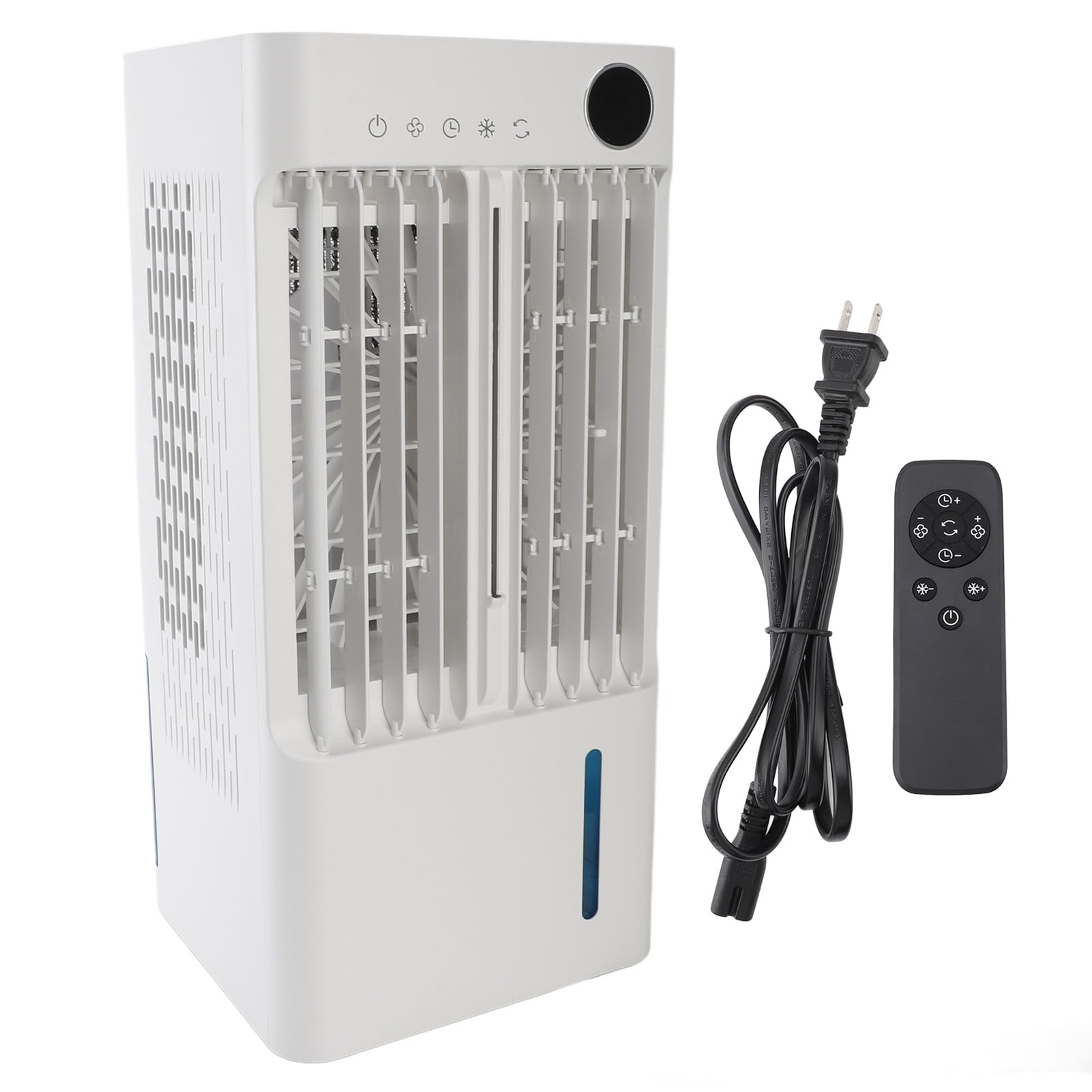 Portable Air Conditioners 5L Quiet Portable AC with Remote 3 Speeds Spray Air Cooler Personal Cooling Fan for