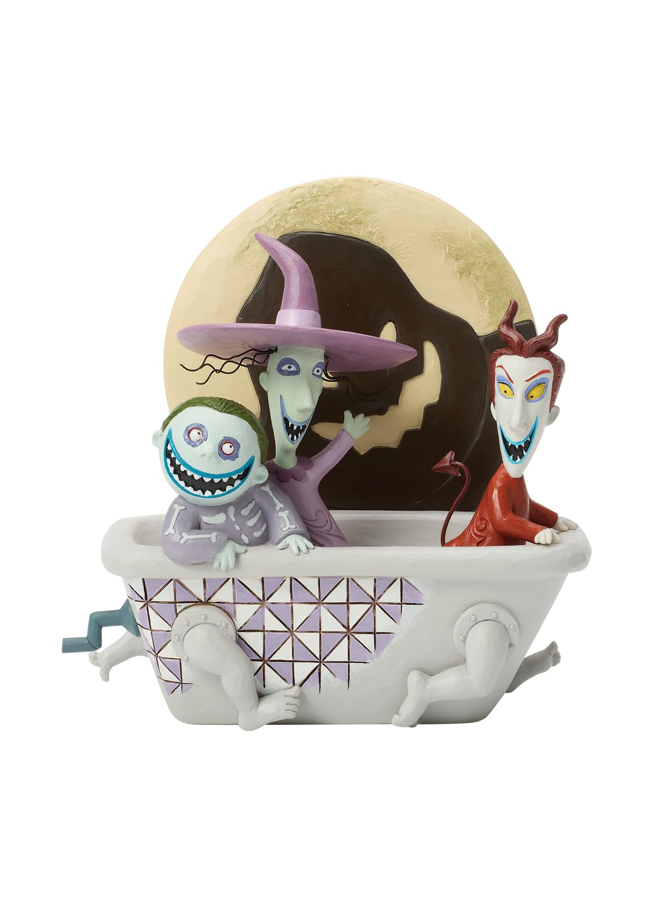 Disney Traditions Lock Shock Barrel Oogie Moon Figurine
