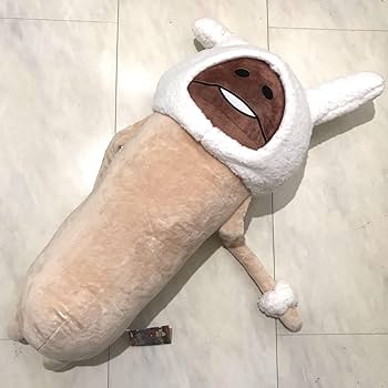 Amazon.co.jp: 白ウサギなめこ 筒型クッション 抱き枕 ぬいぐるみ