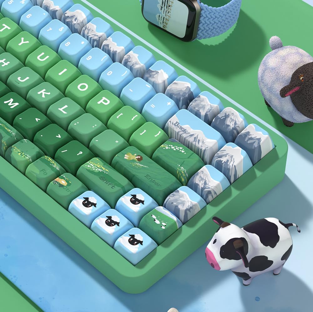キーボード NiamhDignamDesigns Mountain scene Keycap Amazon.com: UltraEquip Artisan Keycaps - Epoxy Resin