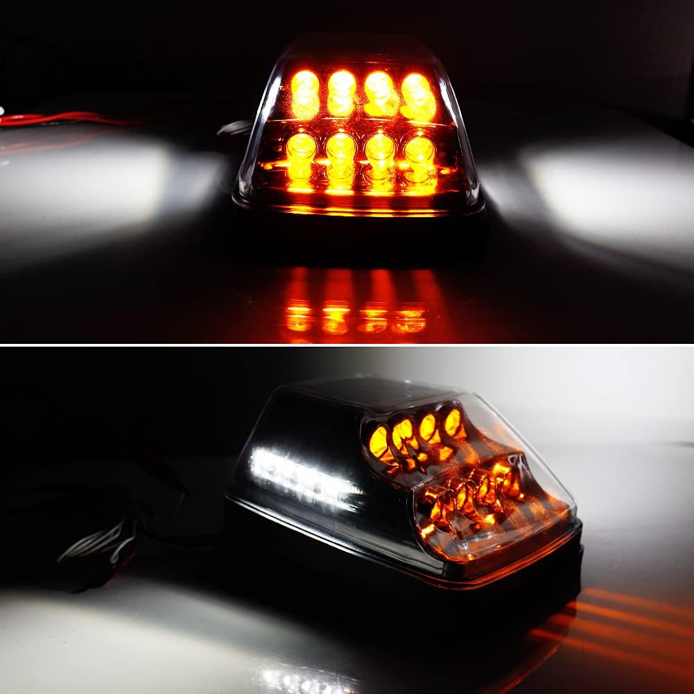 Switchback LED Amber/White Front Turn Signal Lights Compatible with 1990-2018 Mercedes Benz W463 G-Class G500 G550 G55 G63 AMG