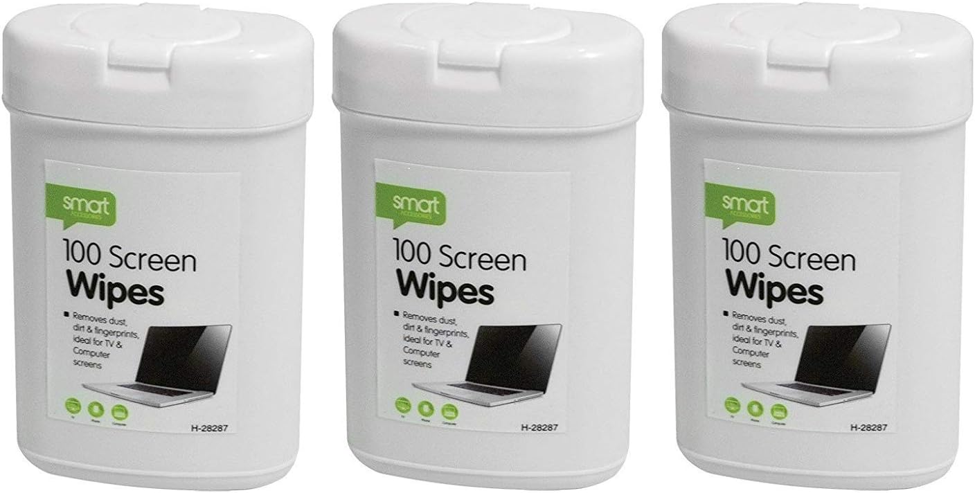 300x Screen Cleaning Wet Wipes Laptop LED LCD TV Computer iPad Monitor (100 Pack x3)