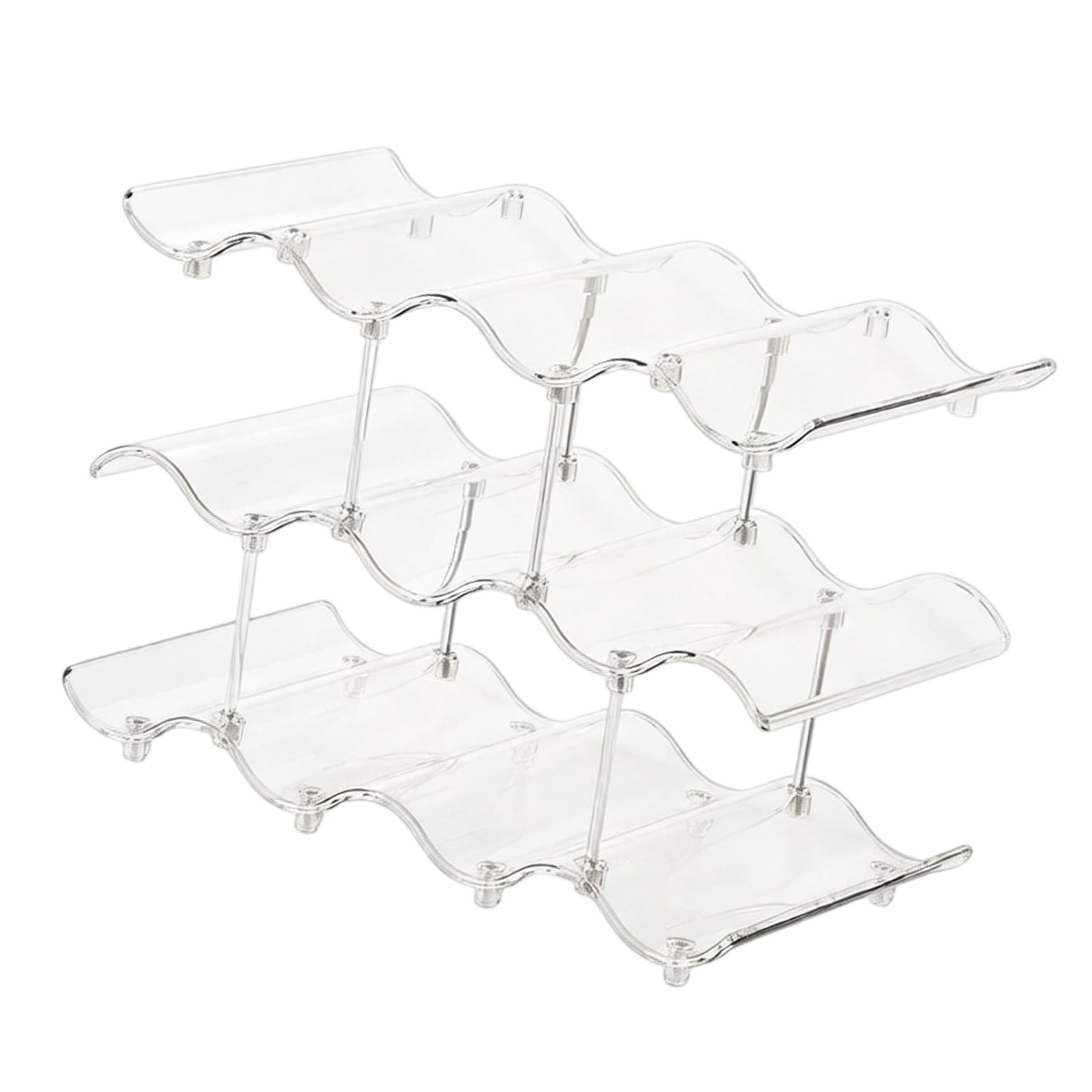 ZEPFJHE Stylish Beverages Container Rack Featuring Multiple Compartments and Efficient for Neat and Neat Surfaces Multiple Layer Cup Stand