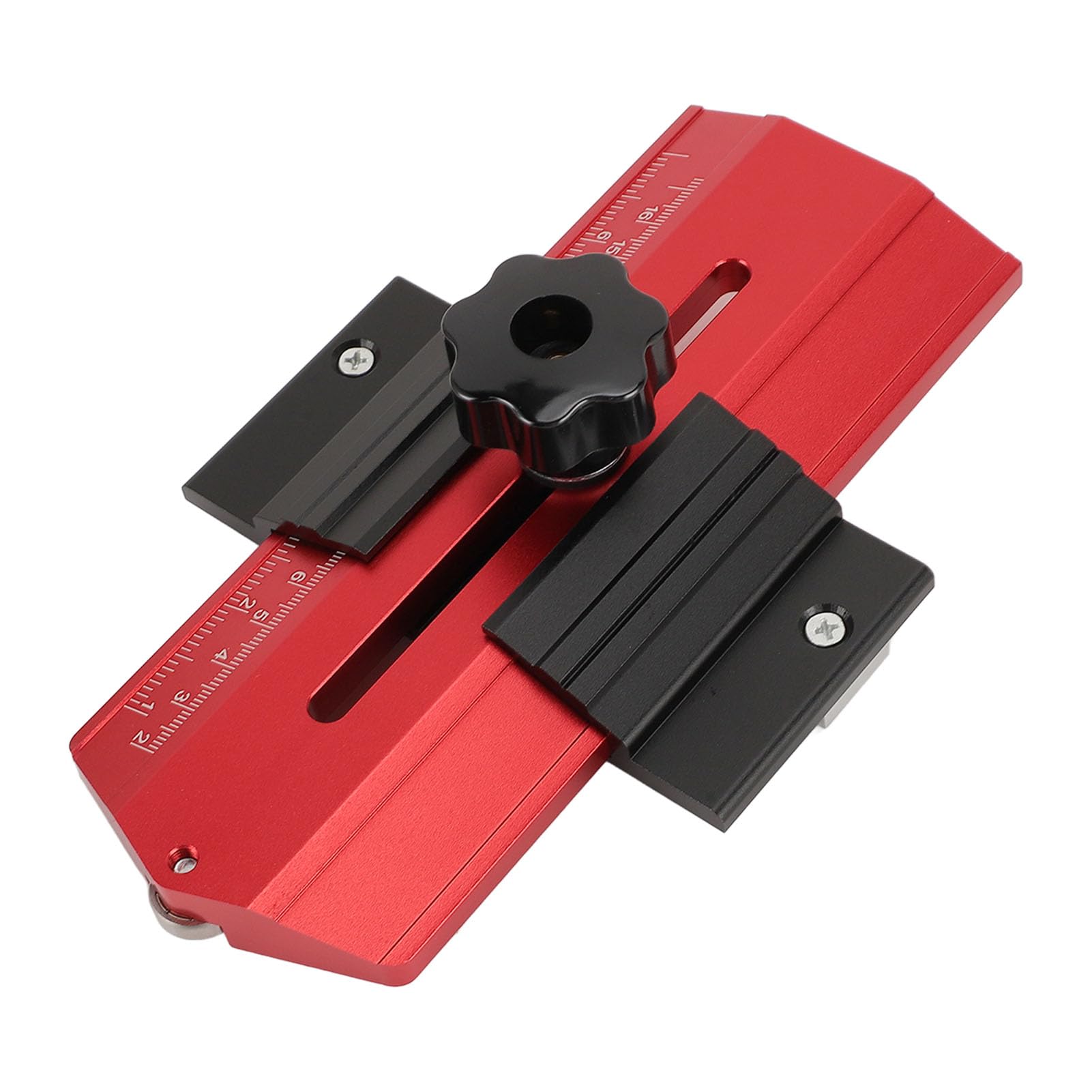 Guida professionale per seghe sottili per da tavolo Strumento preciso per strappi sottili Progetti di lavorazione del legno Carpentieri Accessorio leggero durevole in acci (Rossa)