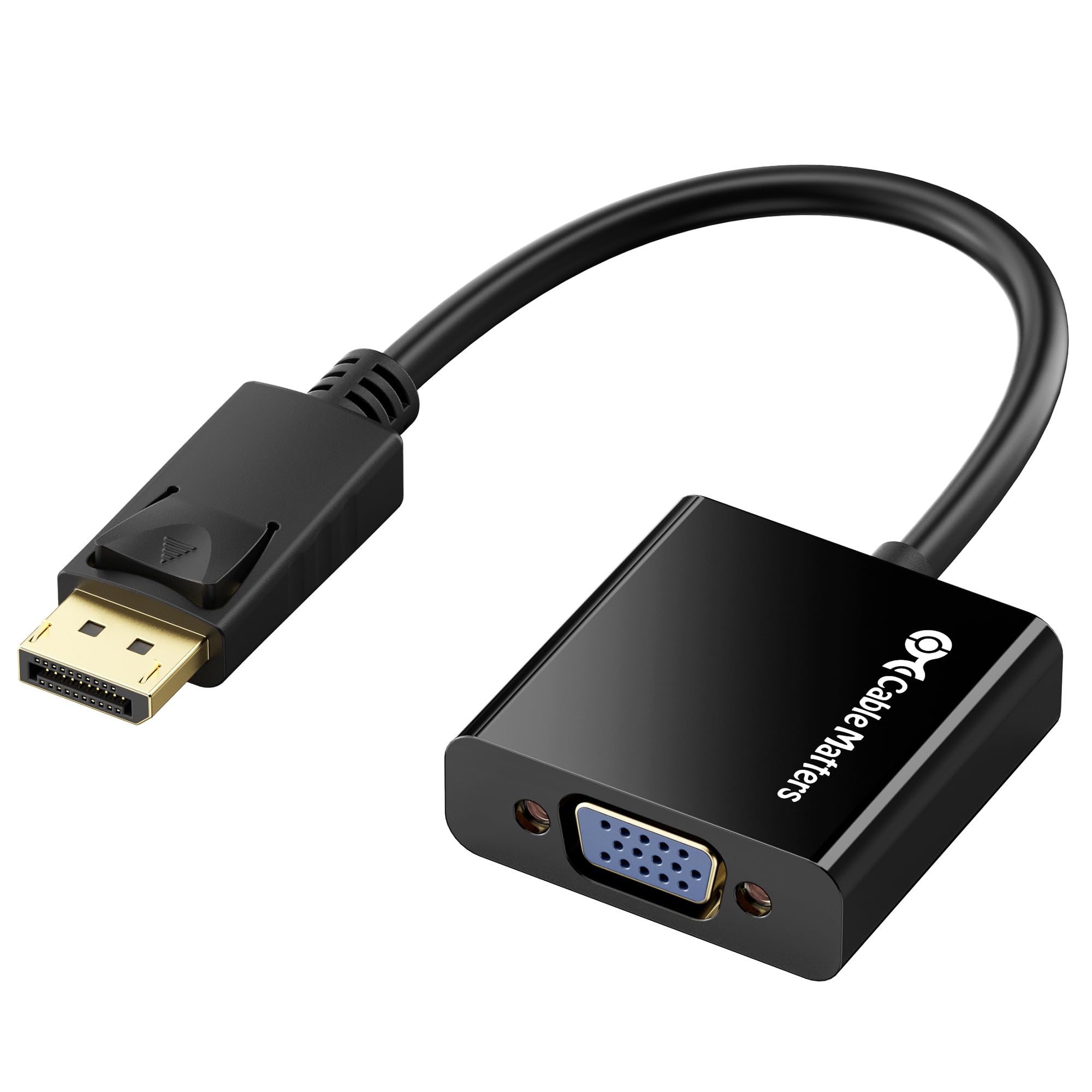 Photo 1 of Cable Matters DisplayPort to VGA Adapter, Black