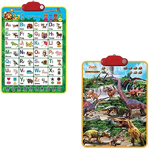 Just Smarty Interactive Alphabet and Numbers Plus Dinosaur Learning Posters Cover