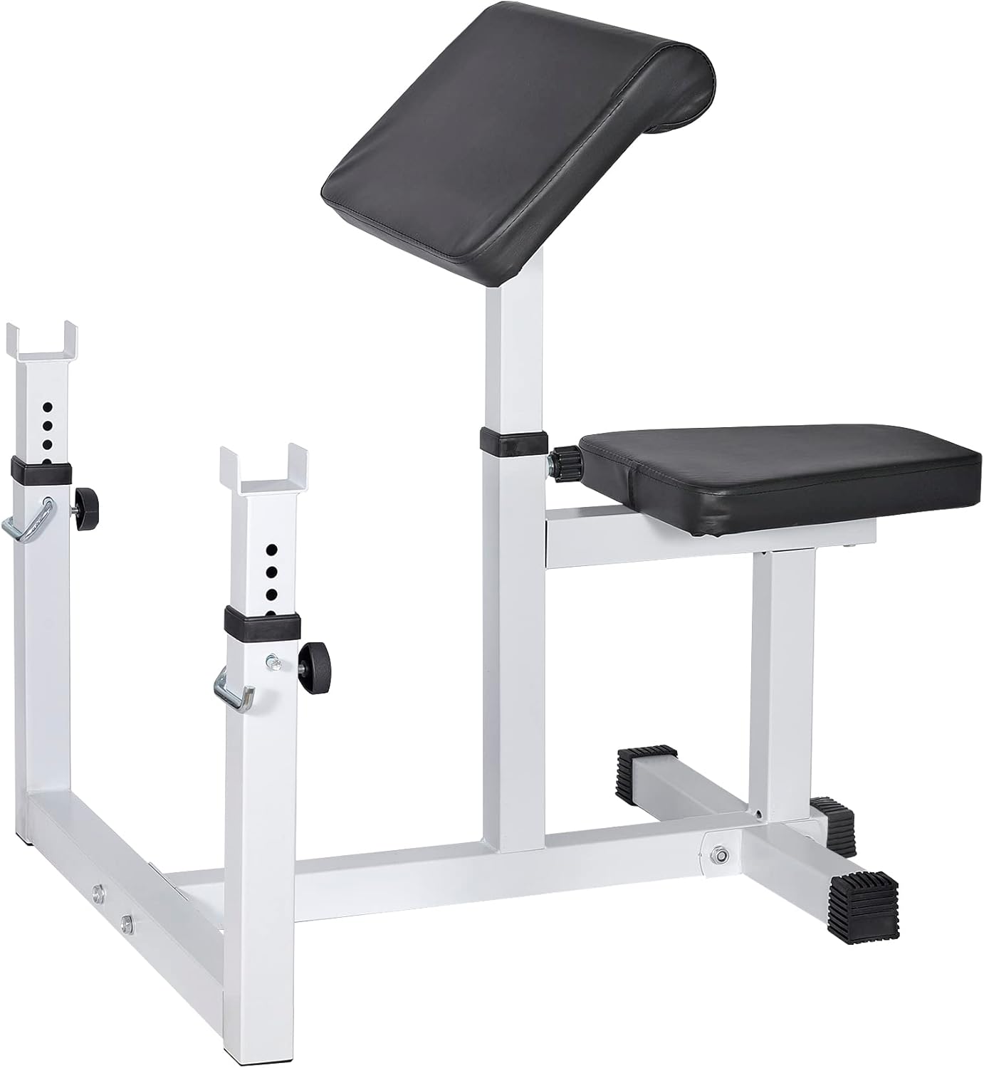 ANT MARCH Preacher Curl Weight Bench Seated Arm Isolated Barbell Dumbbell Biceps Station Home Gym Max load 450lLBS