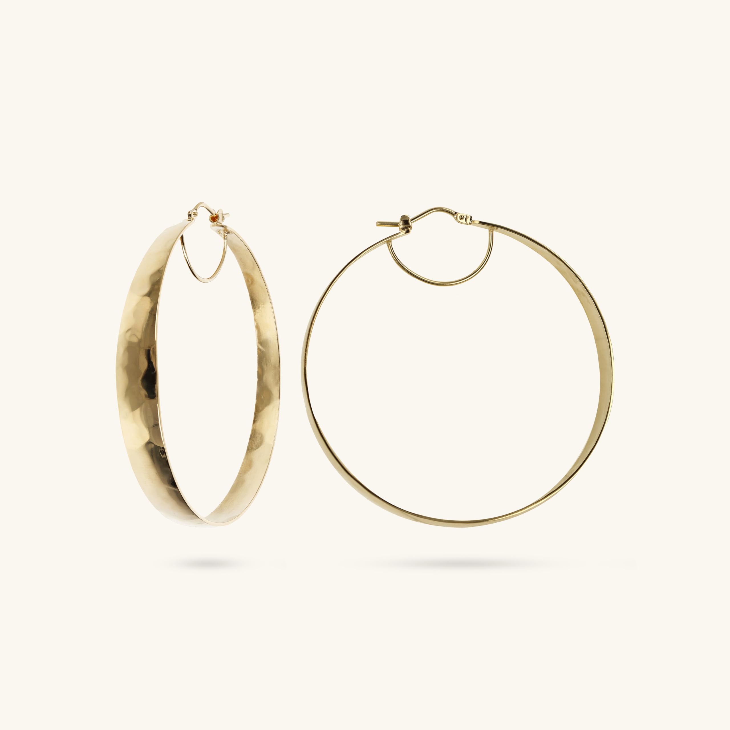 ETRUSCA GIOIELLI Orecchini Donna placcati Oro 18k – Orecchini a Cerchio Anallergici – Gioielli Made in Italy – Idea Regalo Compleanni, Anniversari, Festa Donna, Festa Mamma