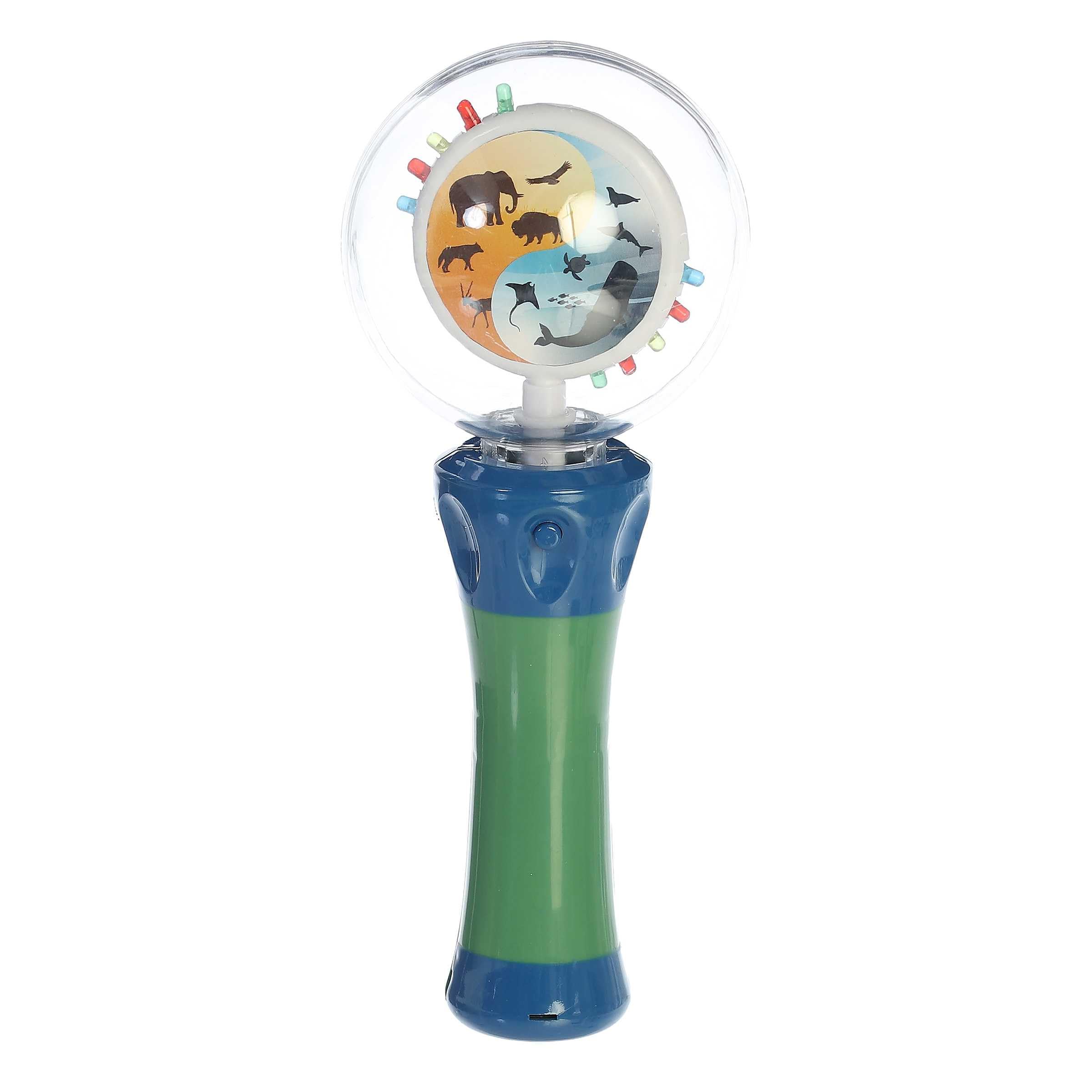 Aurora® Toys Engaging Light Up Spinner Toy - Endless Fun - Screen-Free Entertainment - Green 7.5 Inches