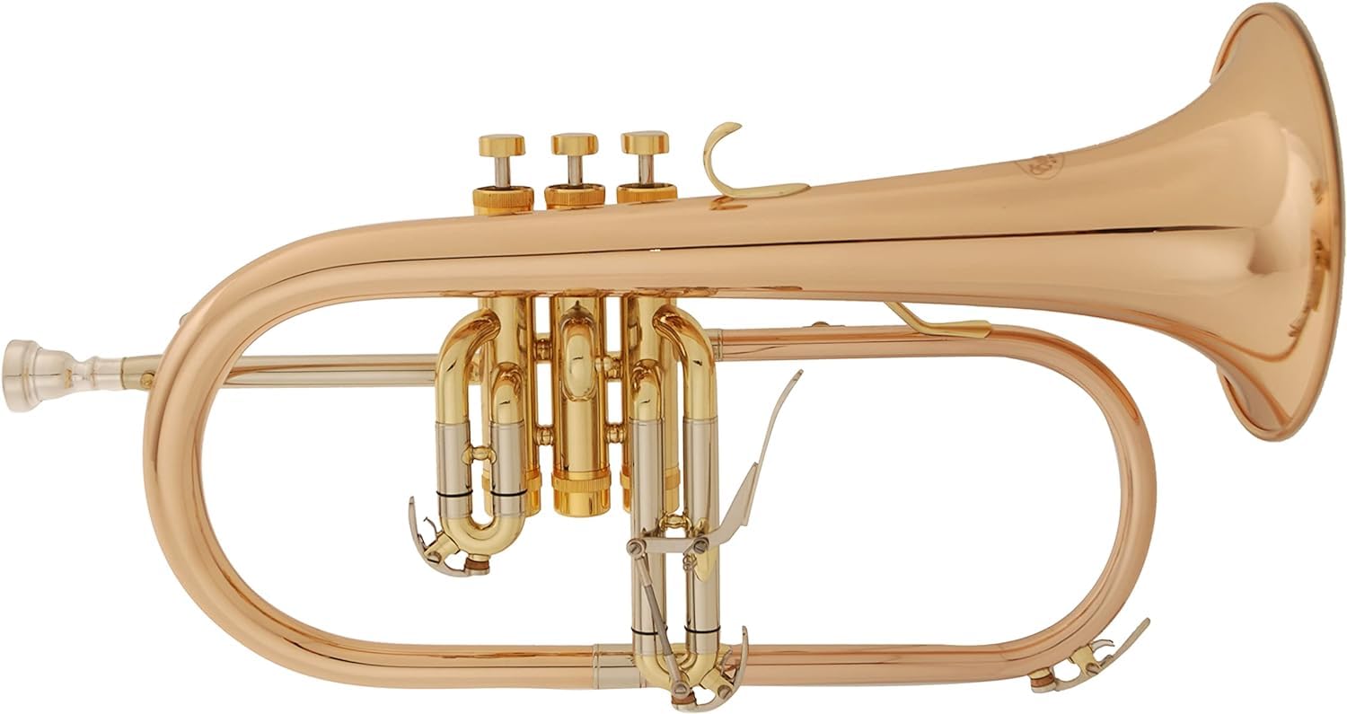 Soundman EFH-601R - Corno a forma di lente, in ottone dorato