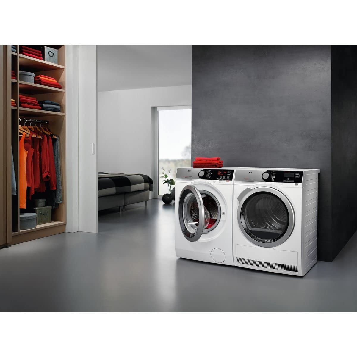 AEG L8FE74485 Libera installazione Carica frontale 8kg 1400Giri/min A+++ Bianco lavatrice