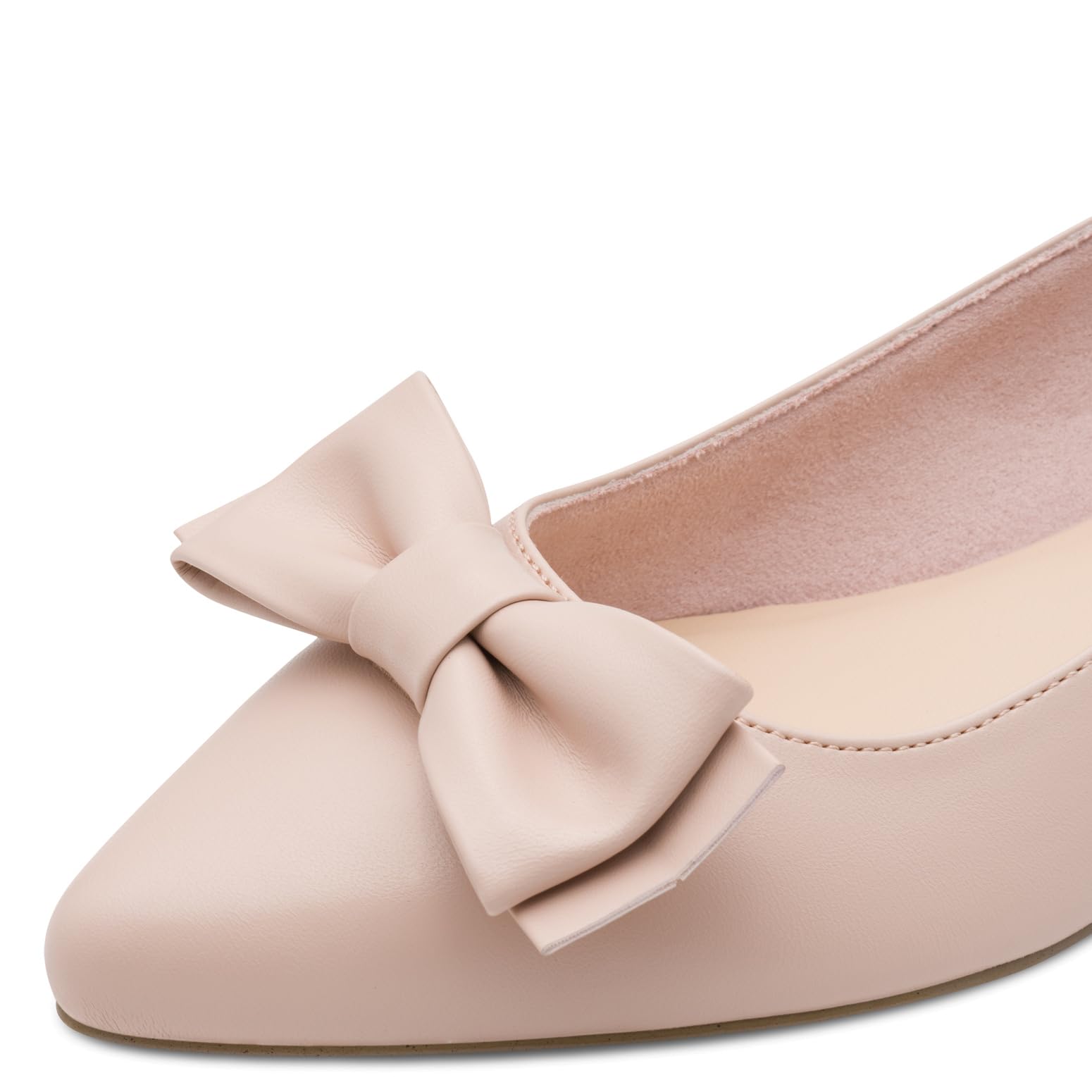 MARCO TOZZI Donna Ballerine Morbido Feel Me Plantare Morbida Fodera Interna Vegano A Punta