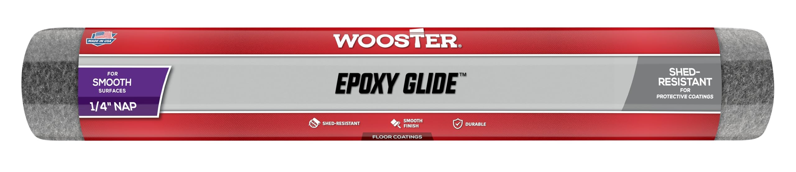 Wooster Brush R232-18 1/4-Inch Nap Epoxy Glide Roller Cover, 18-Inch