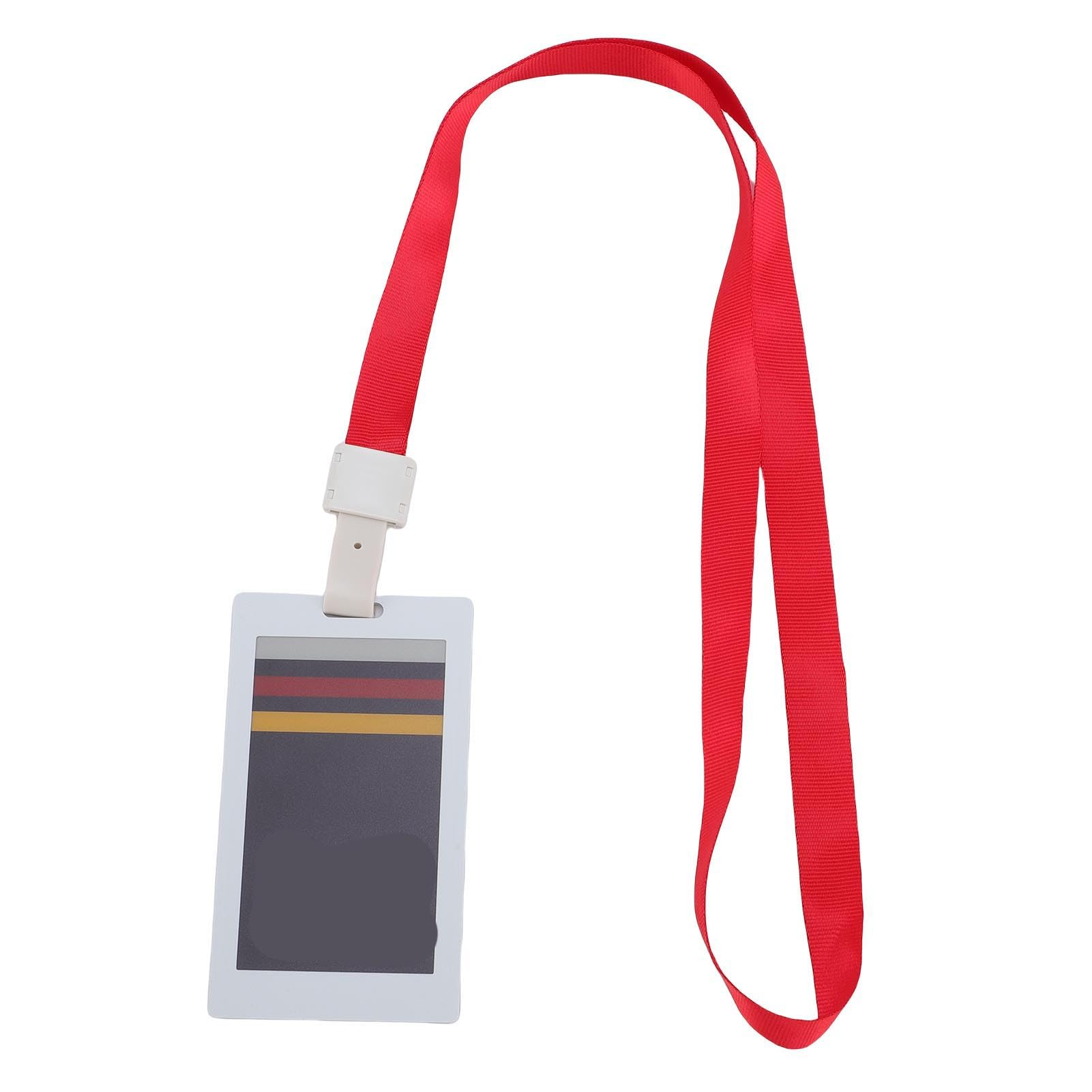 SENECESLI Smart Id Badge Holder, de Estudiantes de Empleados, Soporte de NFC, Imágenes Personalizables, Bricolaje Designable