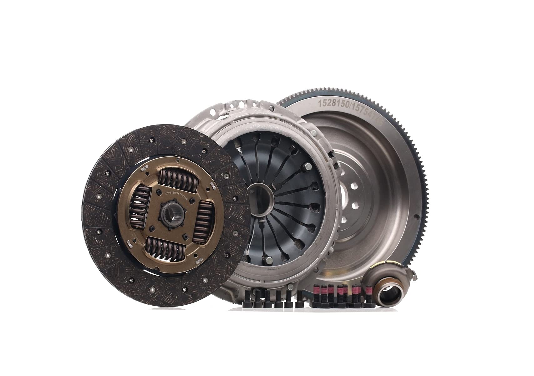 RIDEX 479C1032 Kit de embrague con placa de apriete de embrague con volante motor con plato de embrague con cojinete de desembrague Compatible con PEUGEOT 406 8B