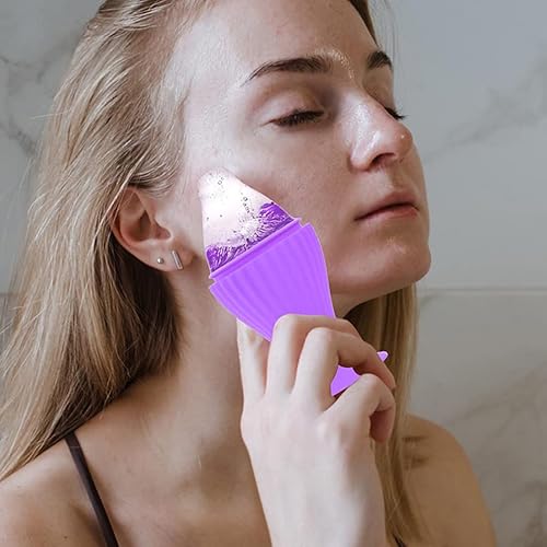 Miniatura 6 de Healeved Ice Face Roller Reusable Mini Beauty Ice Face Massager Face Ice Holder Ice Roller Facial Ice Massager for Face and Eye Valentines Day Gifts