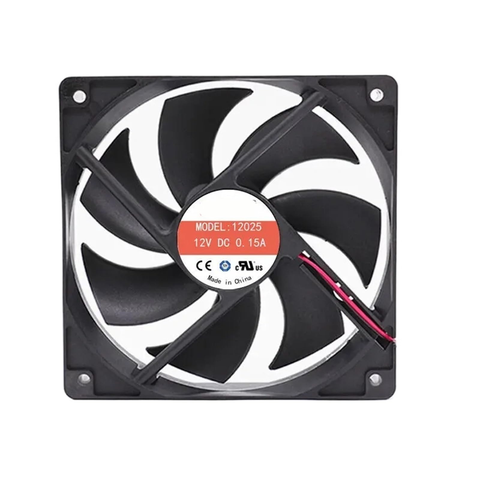 QNEZIQTMH Axial Fan 120x120x25mm 120mm 12025 5V 12V 24V Server Cooling Fan(110v 2wire)