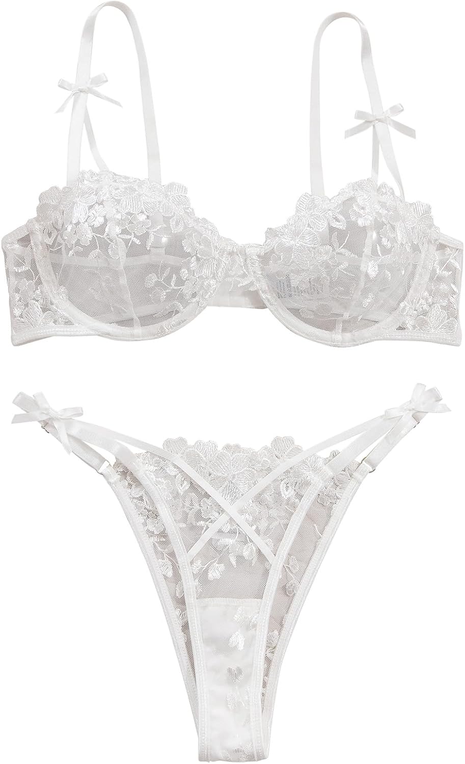 Bow Flower White
