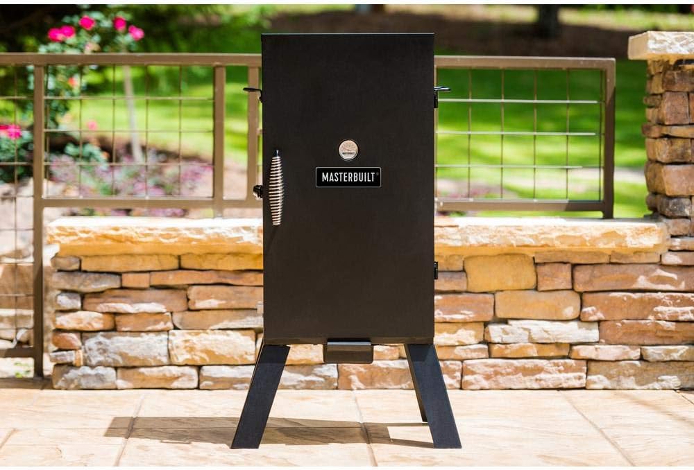 Masterbuilt 20070210, 30 inch, MB20070210 Analog Electric Smoker with 3 Smoking Racks, 30