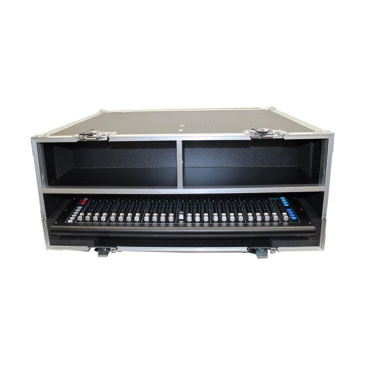 ProX XS-AHSQ5DHW ATA Digital Audio Mixer Flight Case for Allen & Heath SQ5 Console with Doghouse compartment and Caster wheels - Image 4