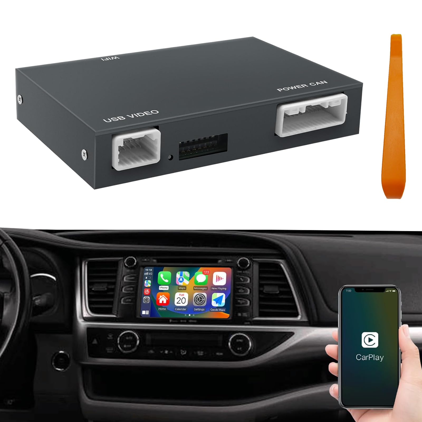 Amazon.com: Carplay Adapter Wireless Carplay Retrofit Kit Decoder