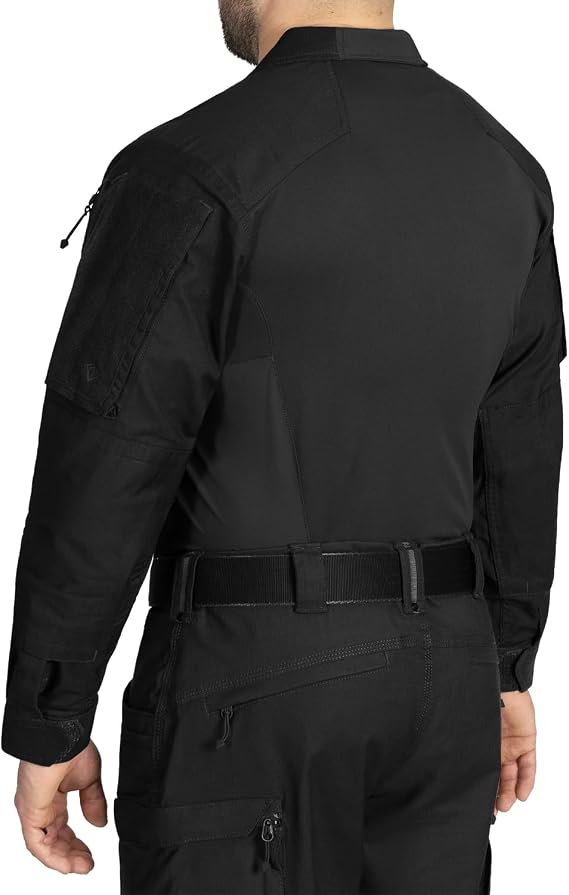 First Tactical Mens Defender Shirt | Double Ripstop Fabric with Moisture Wicking Finish
