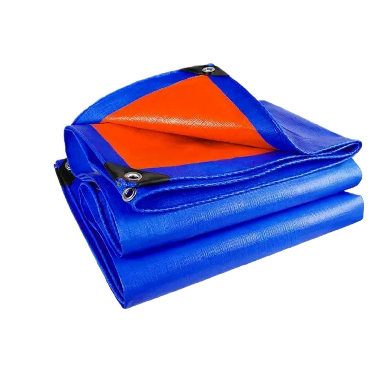 Lona impermeable azul de 210 x 270 cm con ojales para muebles de jardín