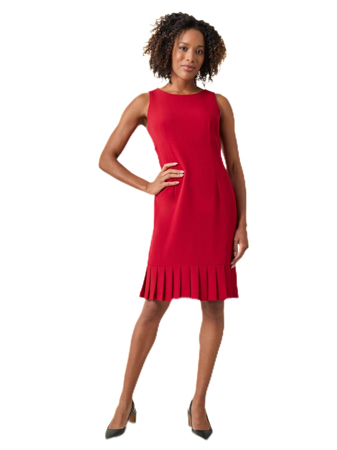 Kasper Womens Sheath Dress W Pleats