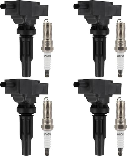 Miniatura 17 de ECCPP UF413 6 bobinas de encendido con 6 bujías de iridio para Honda para Acura para Saturn Civic Pilot Ridgeline MDX EL Vue 1.7L 3.5L UF400 UF512