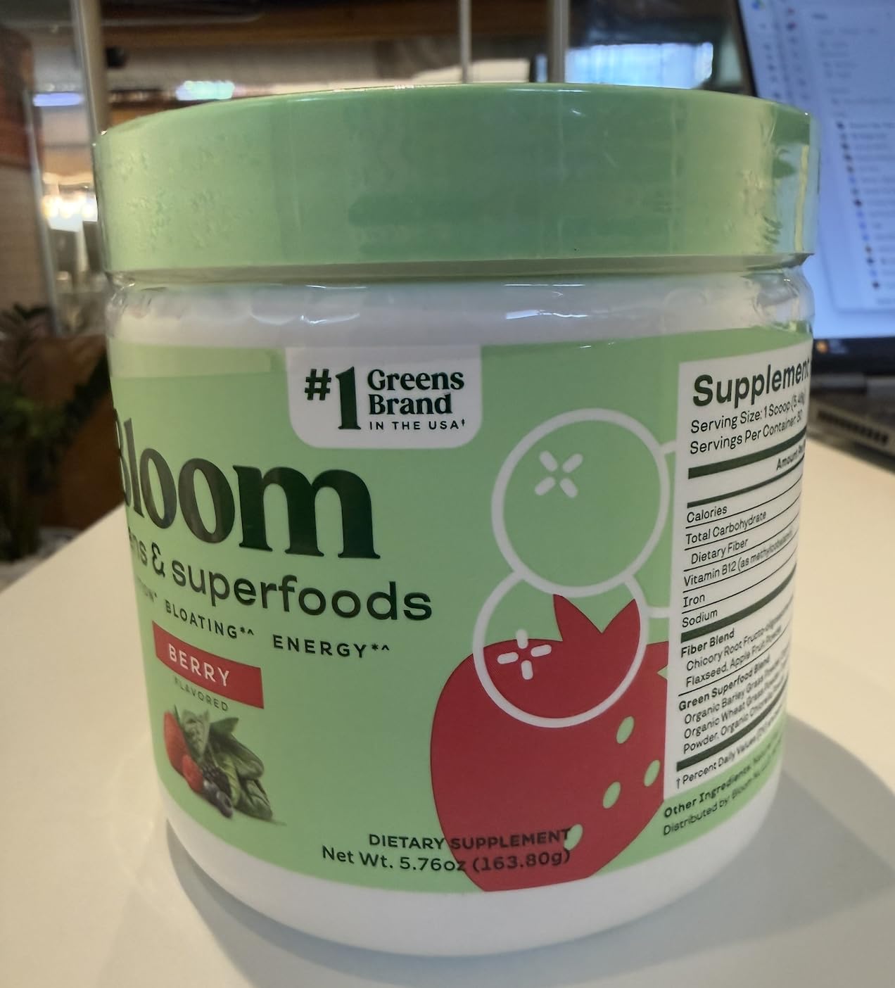 Bloom Nutrition Superfood Greens Powder, Berry, 30 Servings — Amazon image 7