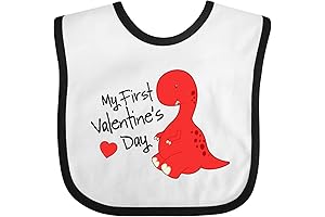 inktastic My First Valentine's Day Baby Bib: Celebrate Baby's First Love Day