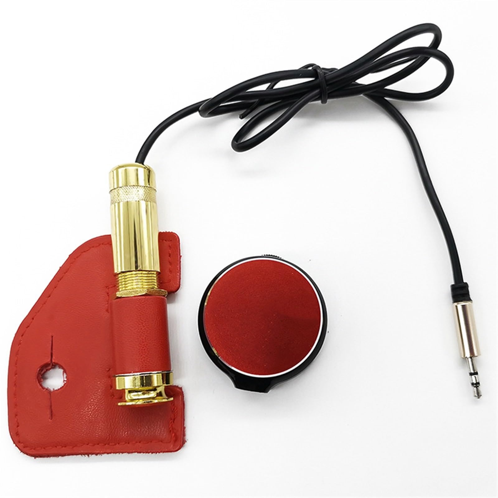 Pickup Patch Per Chitarra Guzheng Con Accessori Per Strumenti Pickup Battente(Red)