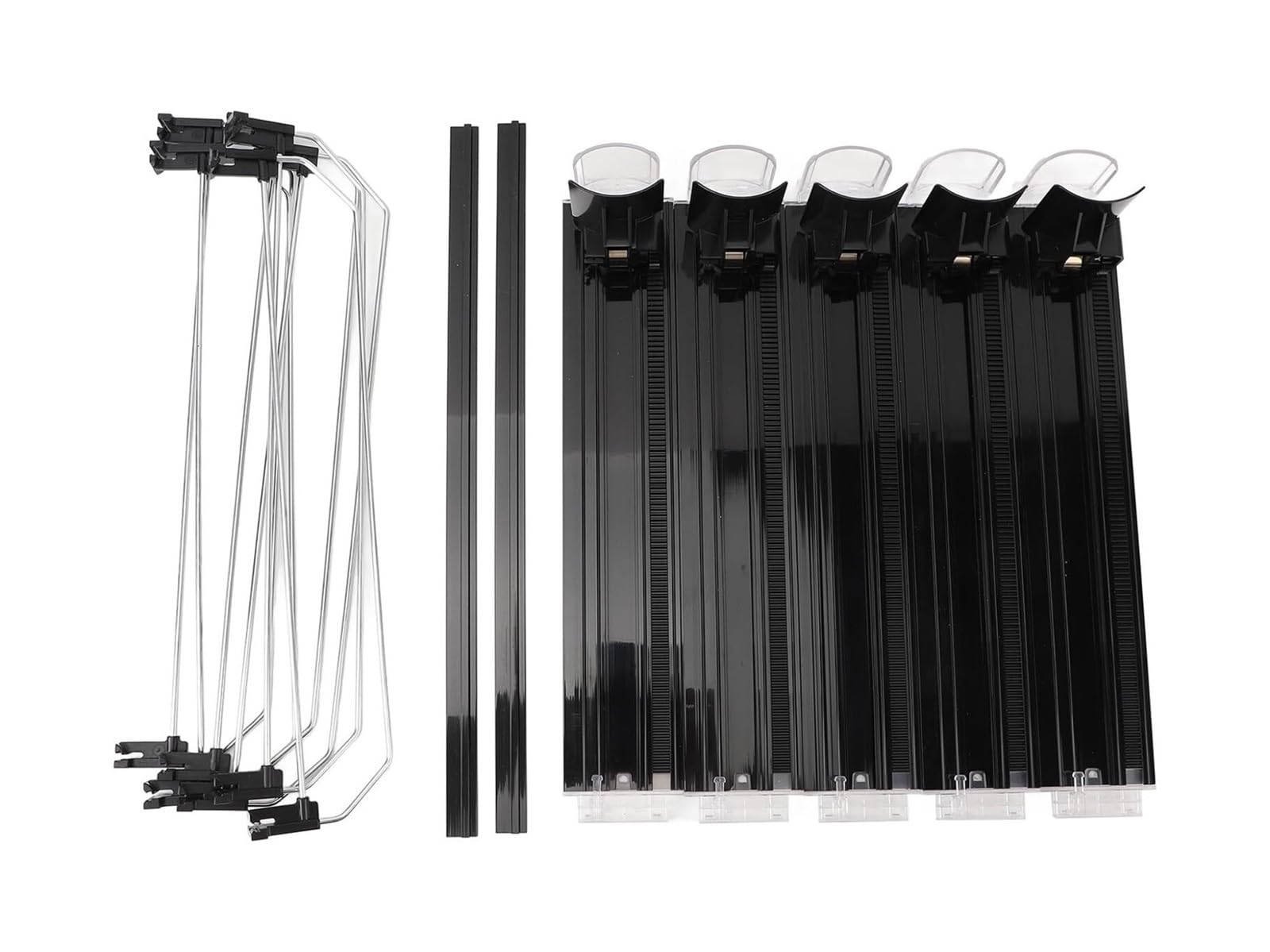 Opeximatun Automatic Can Dispenser, Self Pushing Soda Can Dispenser Fridge Pantry Adjustable Dividers ABS