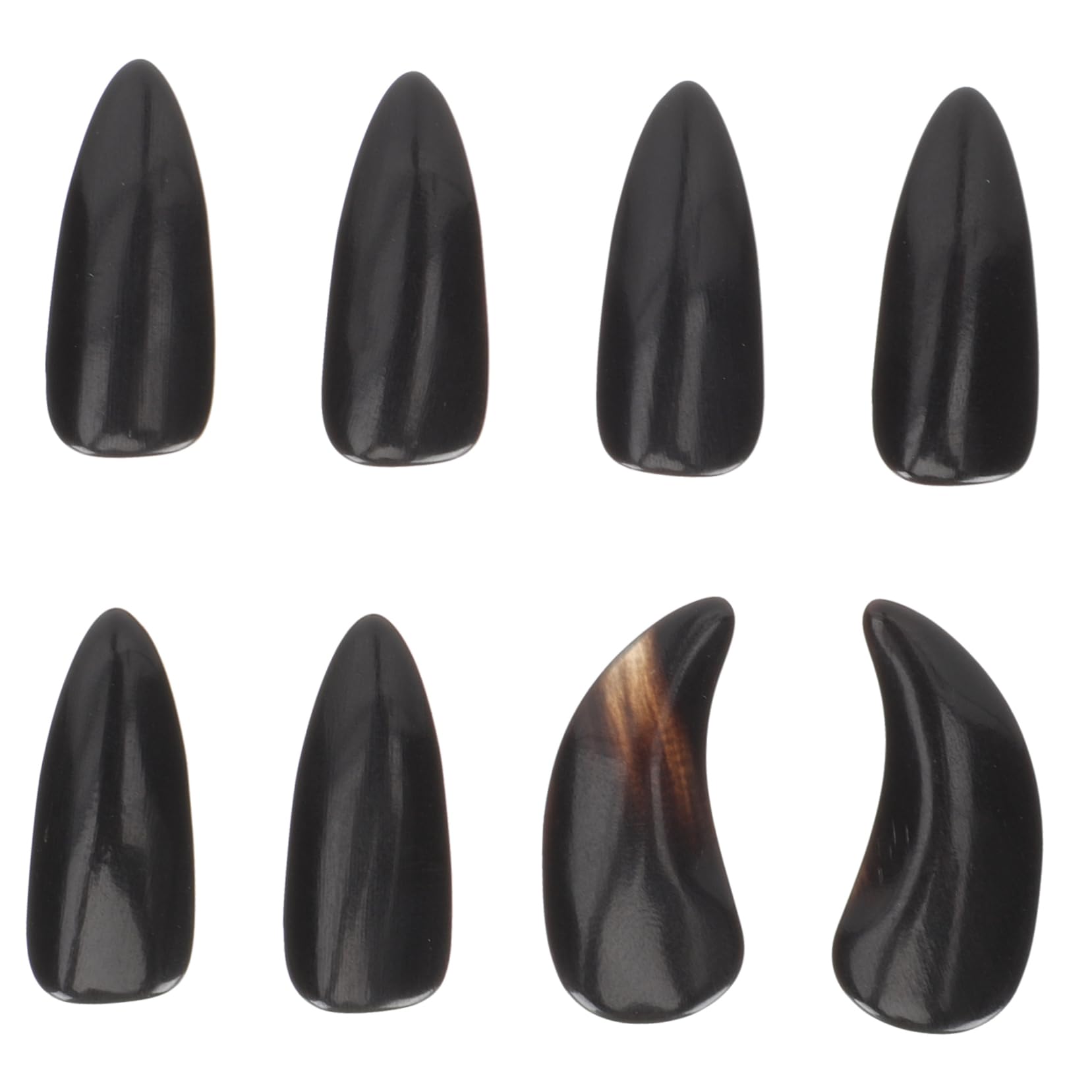 Levemolo 8pcs Guzheng Nails Child Tool Dulcimer Accessories Nail Picks String Instrument Practice