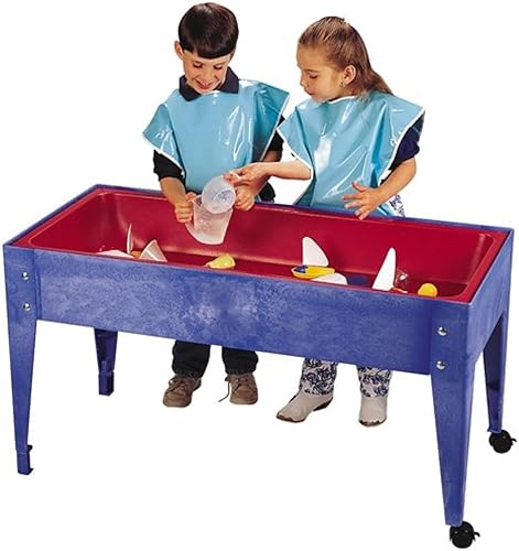 Mesa de arena agua para interiores exteriores con sombrilla