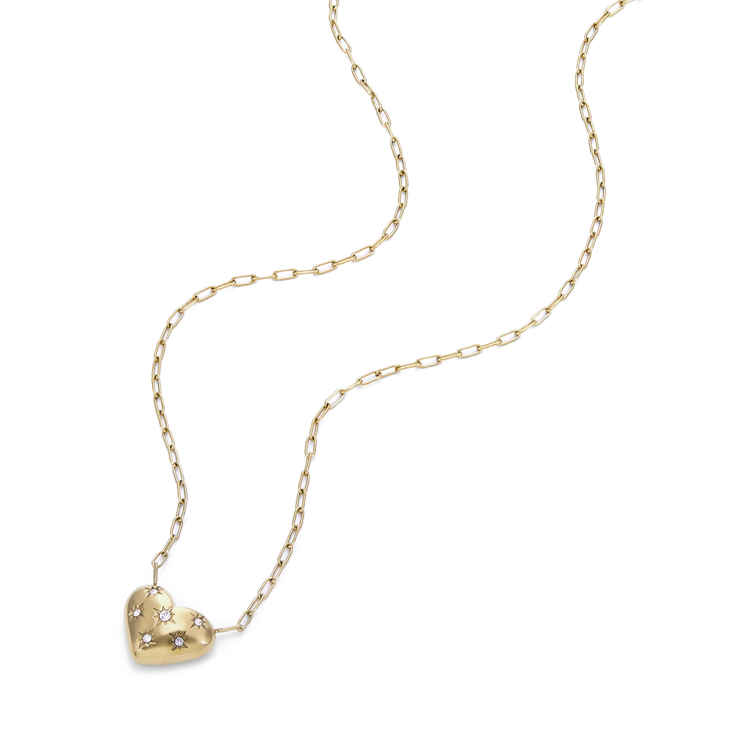 Fossil Locket Necklace for Women