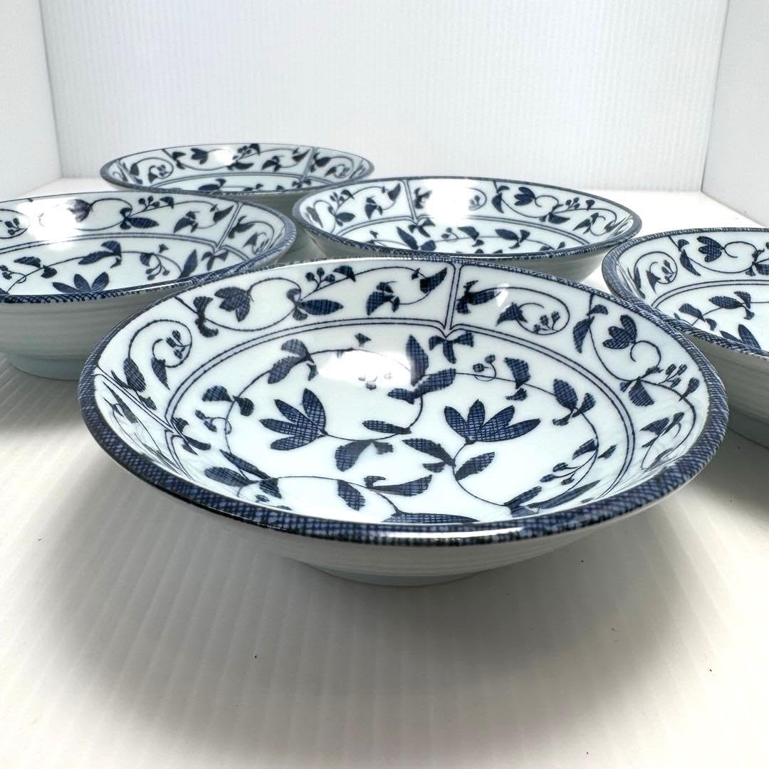 Amazon.co.jp: 有田焼 高峰窯 小皿 小鉢 5枚セット 花 葉 伝統工芸