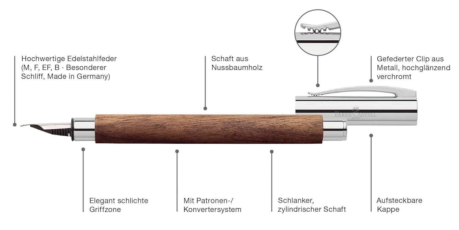 Faber-Castell Ambition Propelling Pencil - Walnut Wood
